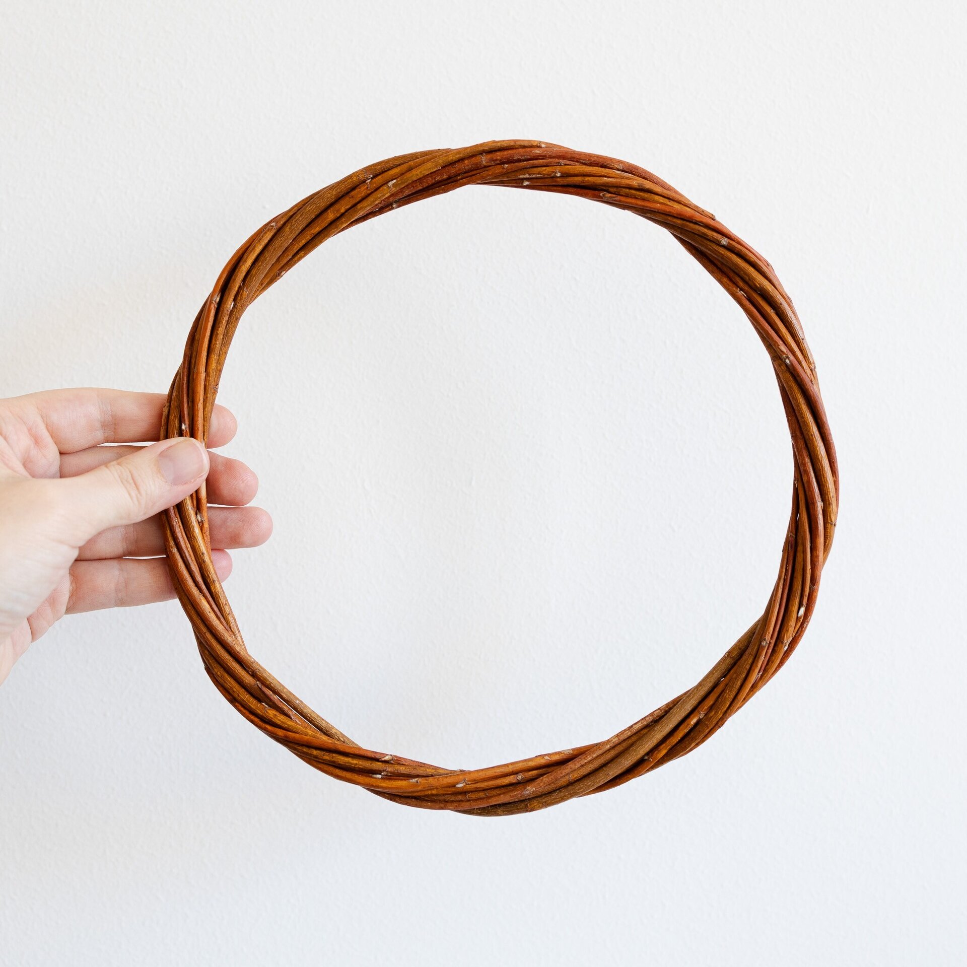 Aro de mimbre natural 19 cm - 2