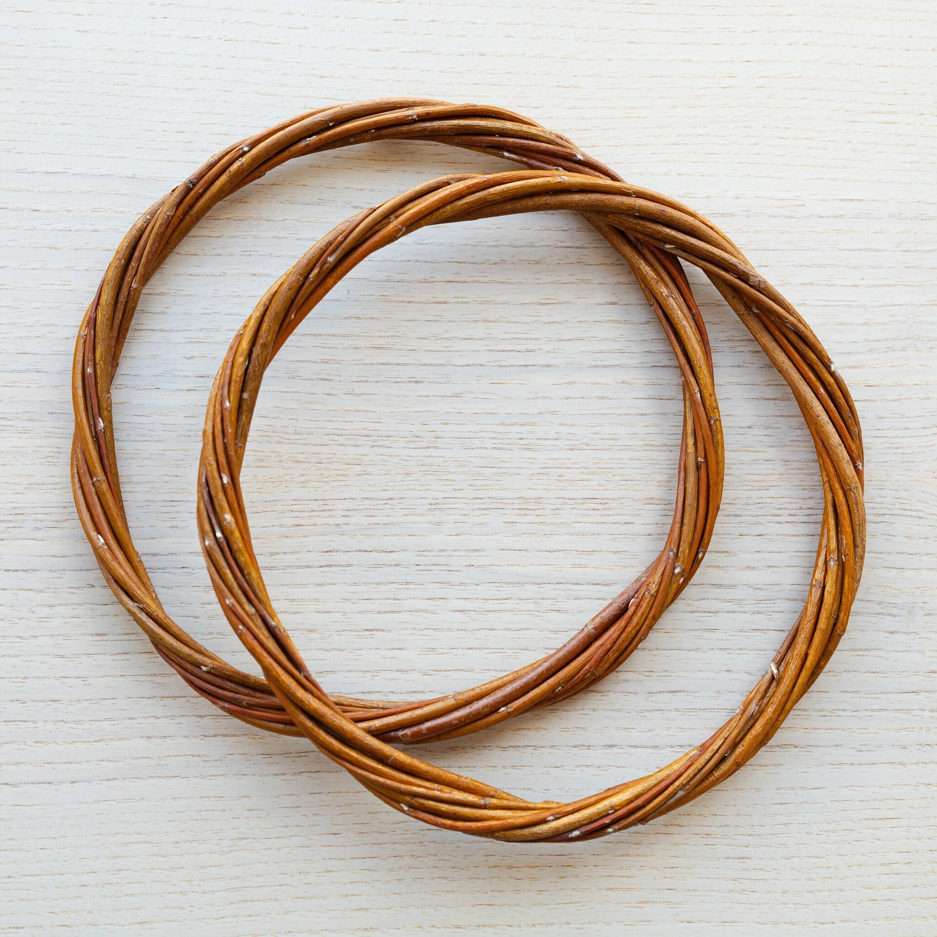 Aro de mimbre natural 19 cm - 1