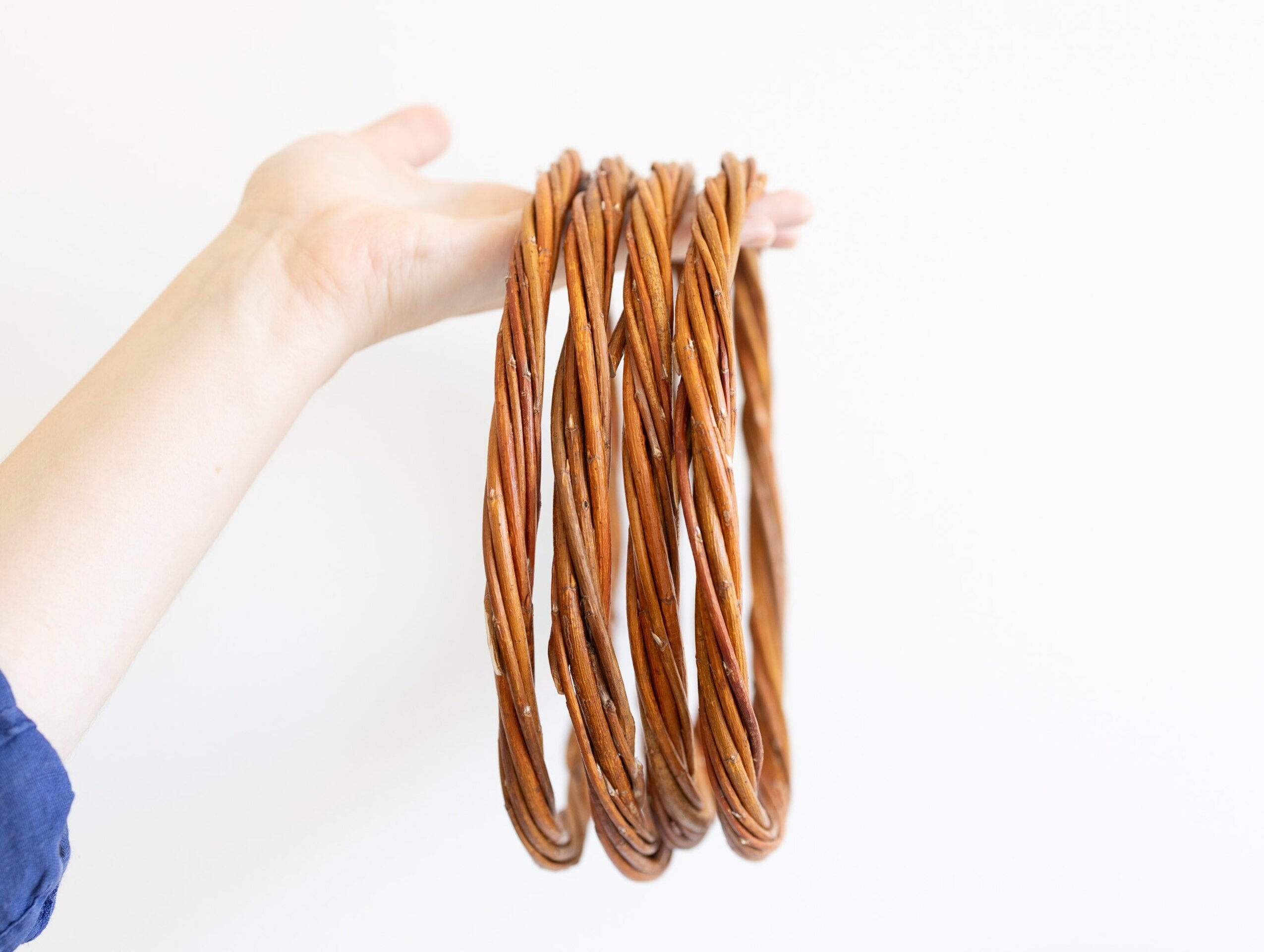 Aro de mimbre natural 19 cm - 11