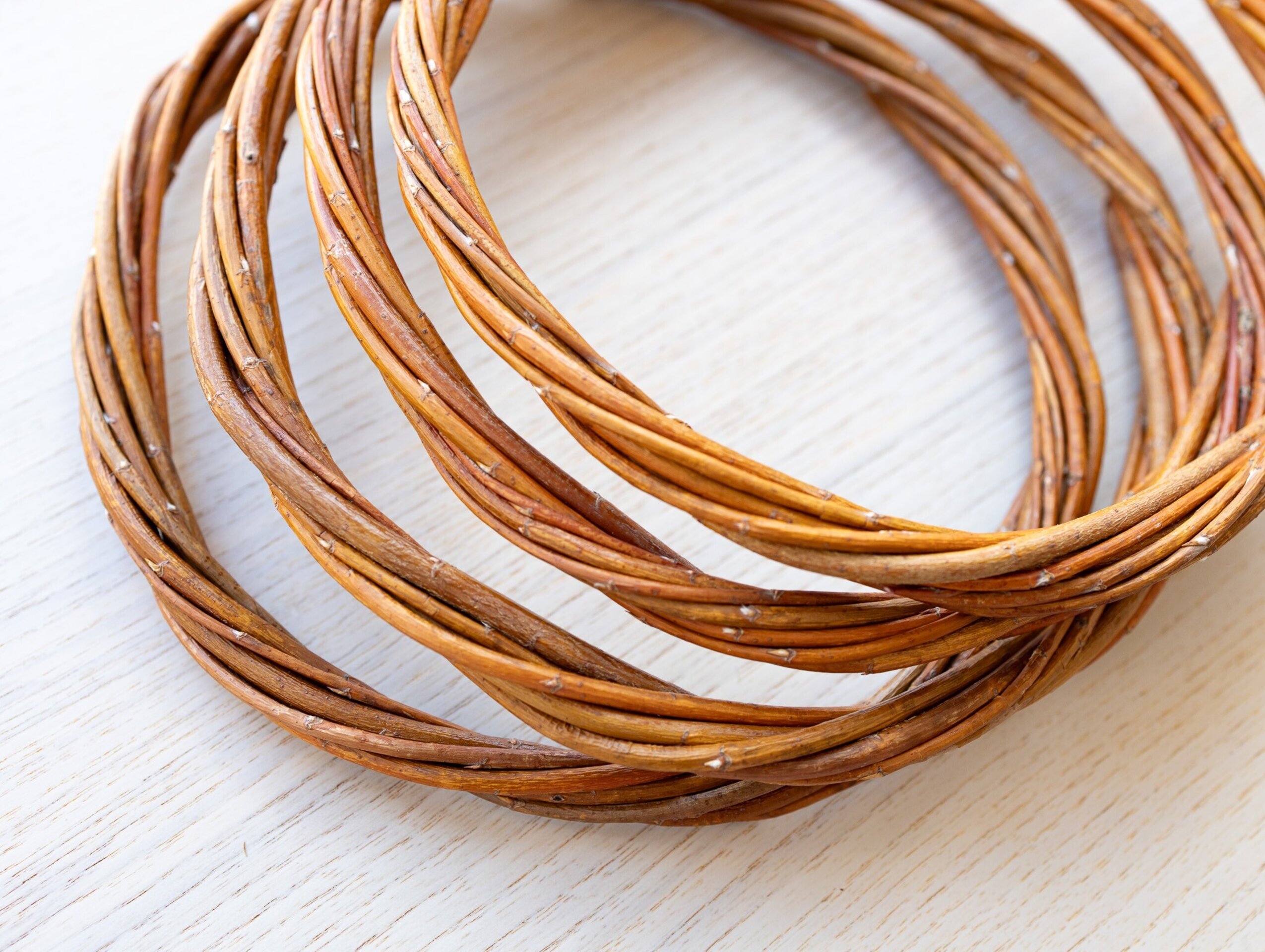 Aro de mimbre natural 19 cm - 5