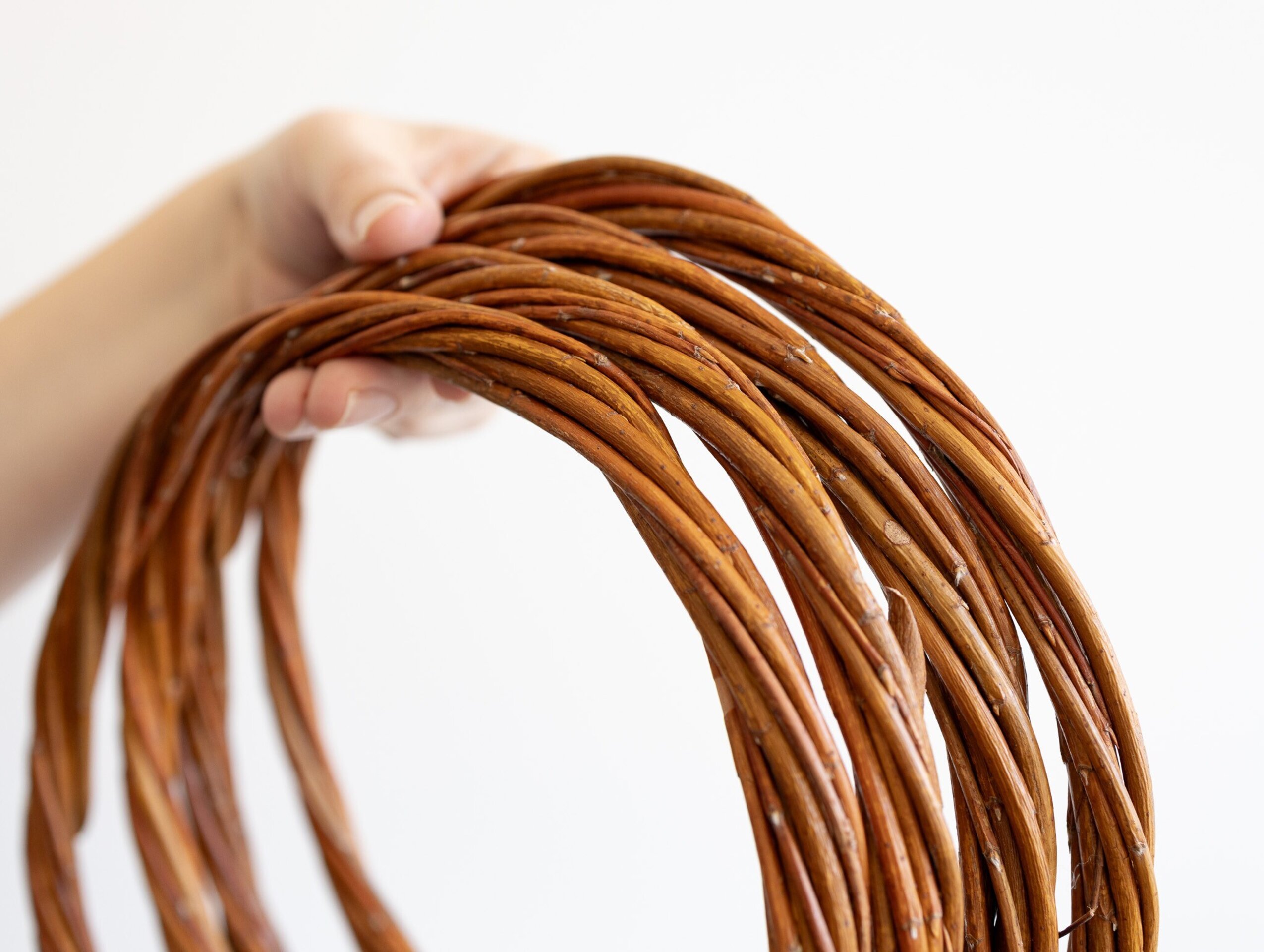 Aro de mimbre natural 19 cm - 4